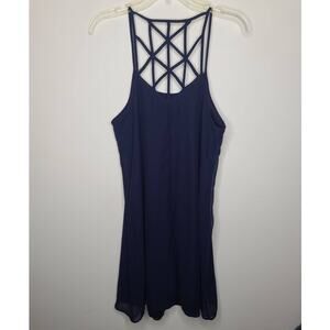 Charming Charlie navy sleeveless dress - medium